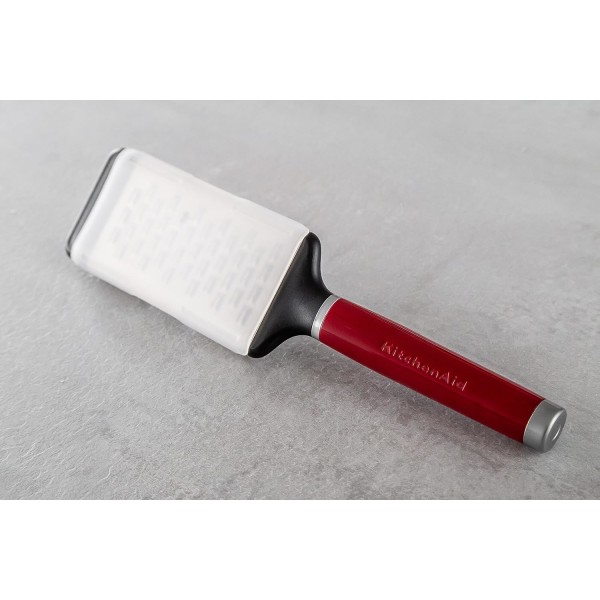 d Core Medium Etched Grater, Empire Red, 11,6 tommer, Rustfrit Rustfrit Stål, KAG320OHERE, DX260 Cheese Grater Tin Opener