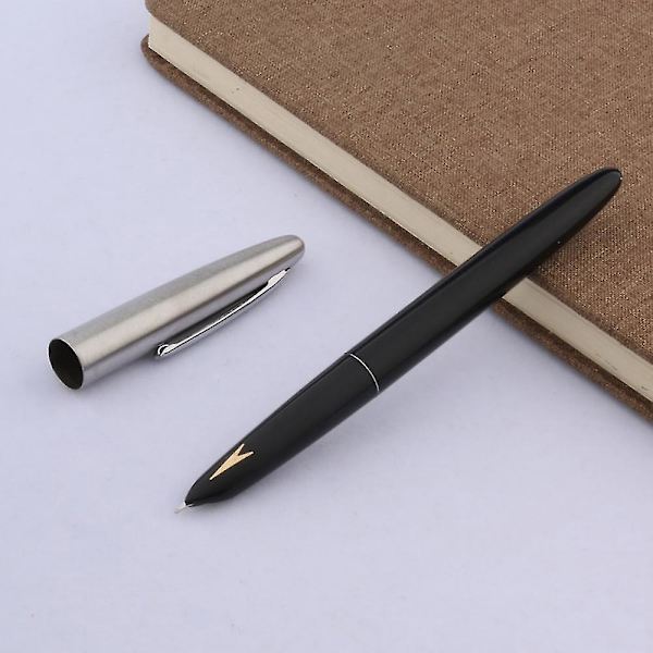 Kynä Fountain Pen Silver Arrows Hero Koristeltu Lahja Klassinen Kulta Etiketti Opiskelija Rahoitus Kynä Toimistotarvikkeet Lahjat Kynät musta