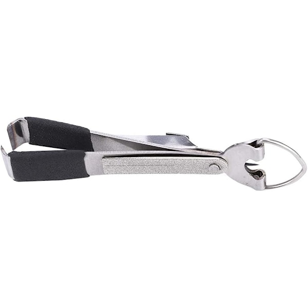 Fiske Line Nipper Cutter Clipper, Multifunksjonell fluefiske med en Zinger Retractor, Anti-slip fiskeutstyr tilbehør med PU-dekket håndtak, f