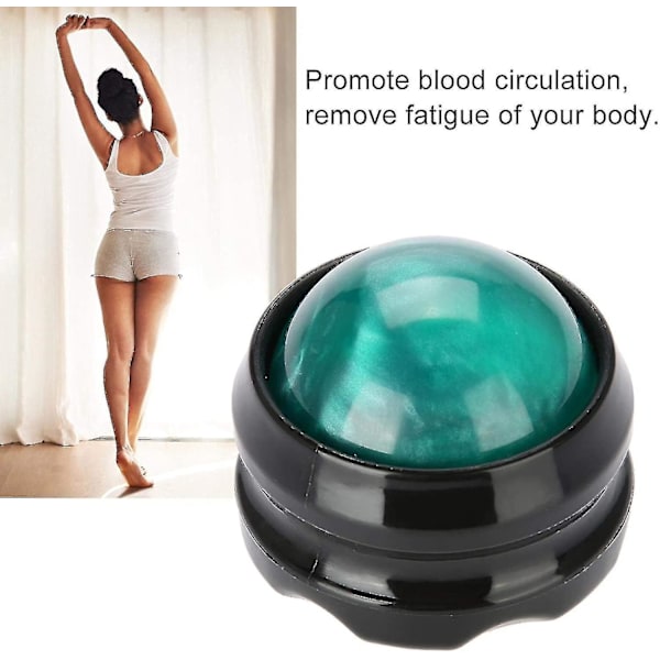 Massageboll Stress Release Ball Isbehandling Muskelrulle För Kropps Muskelspänningar Smärtlindring För (grön)