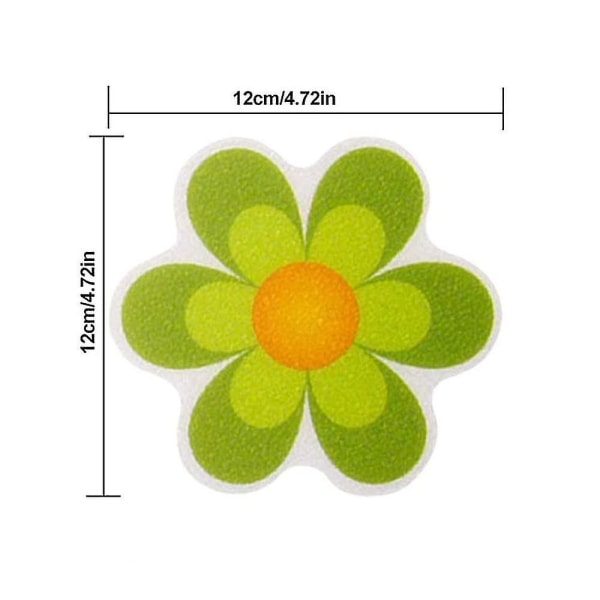 Liukuesteet 10 kpl Liukumattomat kylpyammeen tarrat Kukka-muoto