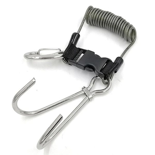 S Reef Less Steelhook Kaksois Sukellusriffi Koukku Kierteisellä Köydellä Sukellus Turvallinen Varuste