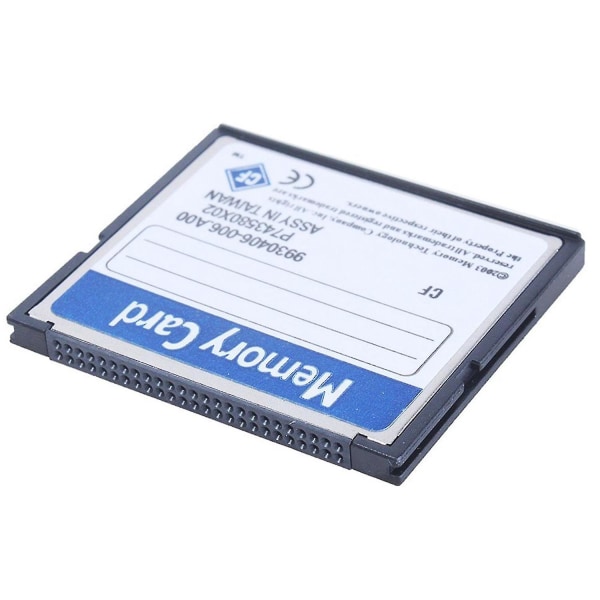 2x profesjonelt 16gb Compact Flash-minnekort (hvitt og blått)