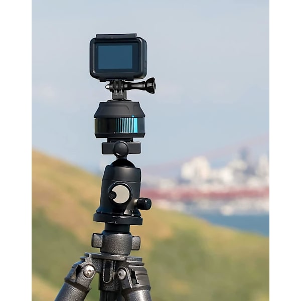 4 kpl:n jalustakiinnityssovitin, vakio 1/4\", jossa 4 kpl:n ruuvi, yhteensopiva Gopro Sessionin, Gopro Fusionin, Gopro Heron, Gopro Maxin, Dji Osmon, Sjcam-kameran kanssa