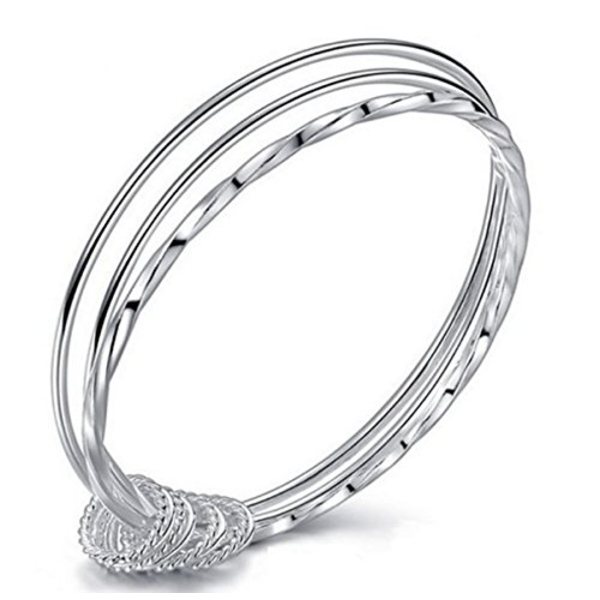 Mode Smycken Kvinnor Massivt 925 Sterling Silver Armband Present