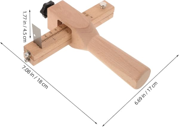 Justerbart bæltskæreværktøj til læderhåndværk Stærkt skarpt Let at bruge Ergonomisk design