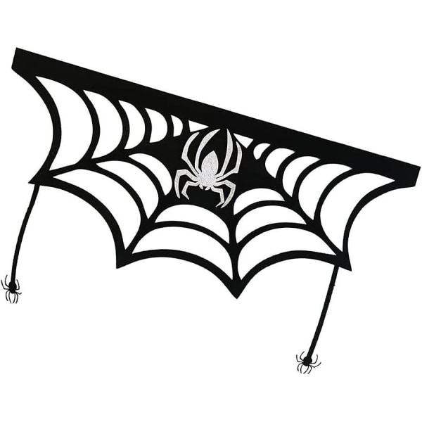 Halloween hämähäkinverkko takkahuivi Pitkä kuitukangas, hämähäkinverkko takkahuivi