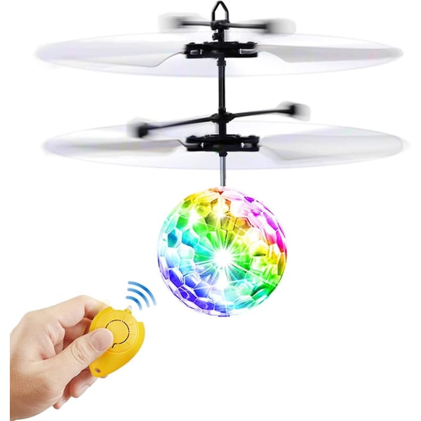 Flying Ball Toys, Rc Toy For Kids Boys Girls Gifts Rechargeable Light Up Ball Dr