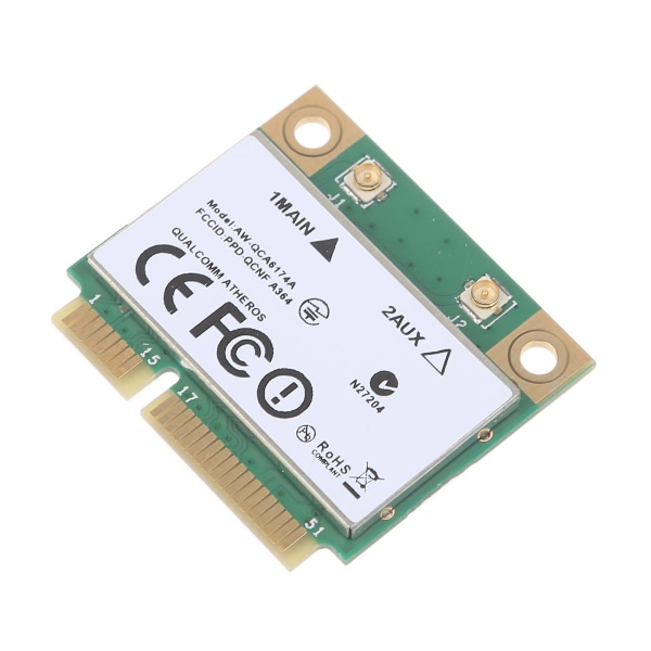 Puolikas Pci-e Wifi Wlan-sovitin Atheros Qca6174 Mini Pci Verkkokortti Dual Band