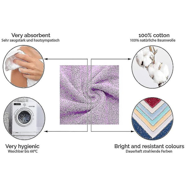 12-pack Kökshanddukar, Mikrofiber Rengöringsduk, Dubbelsidig