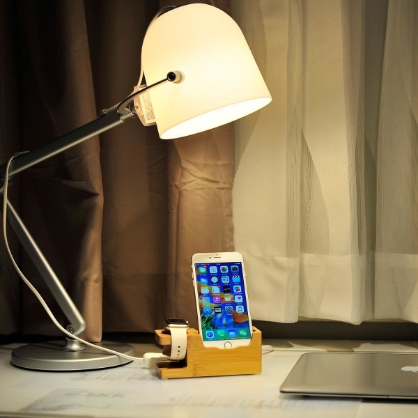 Multifunktionel 3 USB Hub Oplader Stativ Opladningsbase/station/stativ/stativ Kompatibel Med Iphone Xs Max Xr X 8 7 6s Plus Apple Watch 2 3 4 Iwatch 38mm