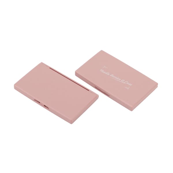 2 st magnetiska nålfodral rosa rektangulär form plastmagnet bärbar synålshållare för metallföremål
