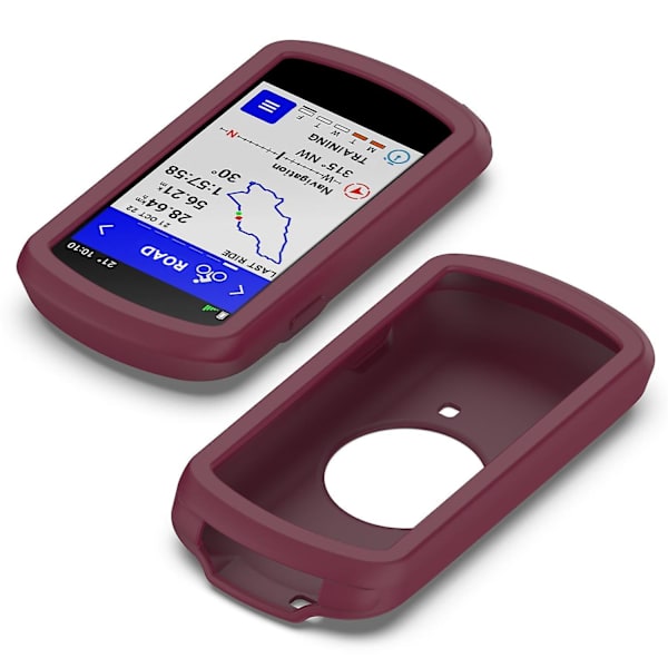 Reptålig mjukt silikonfodral för Garmin Edge 1040, skyddande fodral för cykel GPS-dator