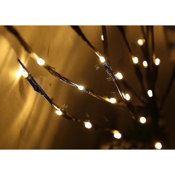 Led värillinen lamppu vilkkuva valo oksavalo huoneen koristeluvalot juhlavalot oksavalot 20 päätä kotiin maljakko koristelu puun valot