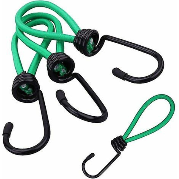 12 st Bungee Hook, Tarp Bungee Hook Elastisk Bungee Snören Camping Med Hook, Bungee Rem För Presenningar