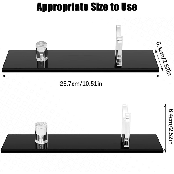 Akryl Kniv Stativ - Kniv Display Holder Til Udstilling - Nives Display Stativ Stativ 2d Akryl Kniv Skrivebord Display Stativ Til Jagt Og Knive