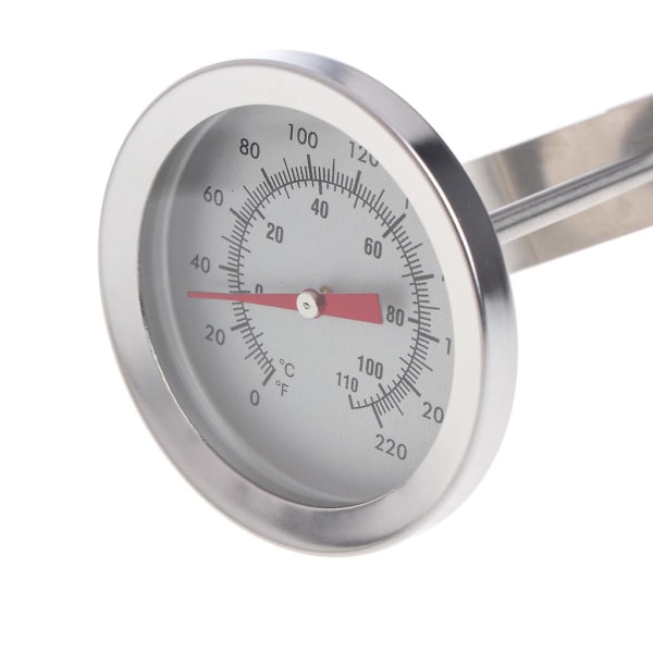 0-220 graders høyverdig rustfritt stål bryggetermometer måleverktøy