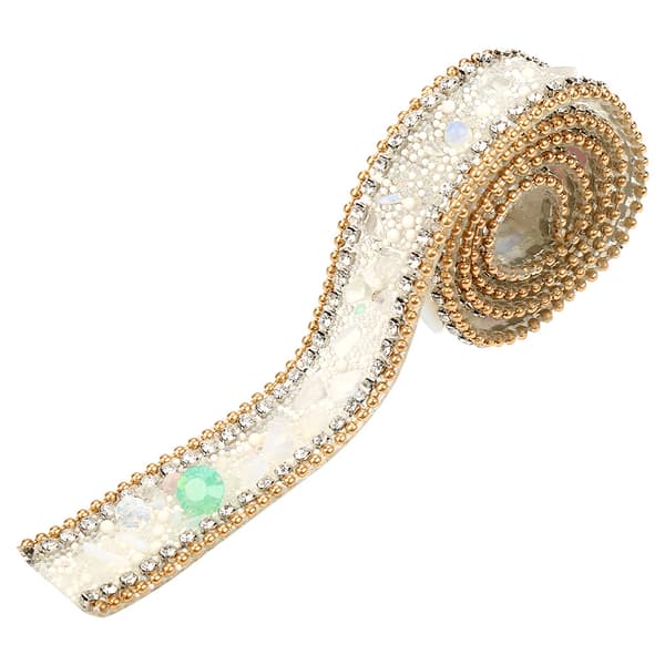 100*2cm Rhinestone Bånd Glitrende Små Diamant Wrap Rull Dekorasjon (#01)