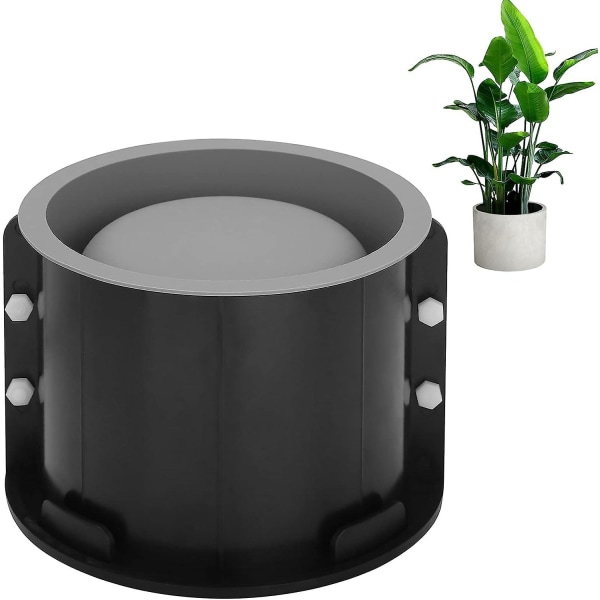 Stor Rund Silikonplanteform, 7 Tommer Stor Rund Betongform For Sylinderblomsterpotteproduksjon, DIY Håndverk