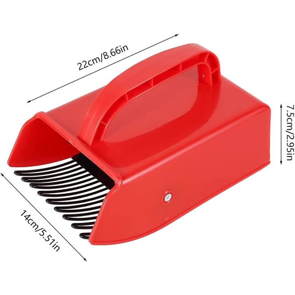 Blåbärskam Bärplockare Med Metallfruktplockarkam För Vinbär, Svarta Vinbär, Plockare