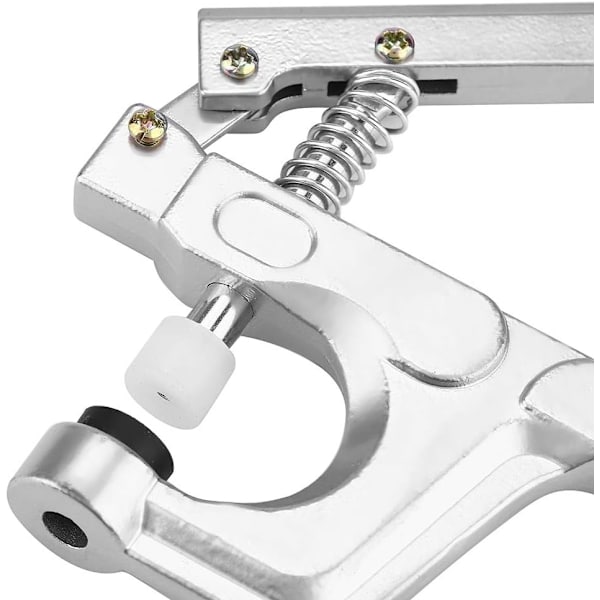 Knapptång med tryckknappar, knapptång i metall för kläder, handhållen tång, för tryckknappar utan sömnad, fästverktyg, stans, hem och professionell Silver, Yellow