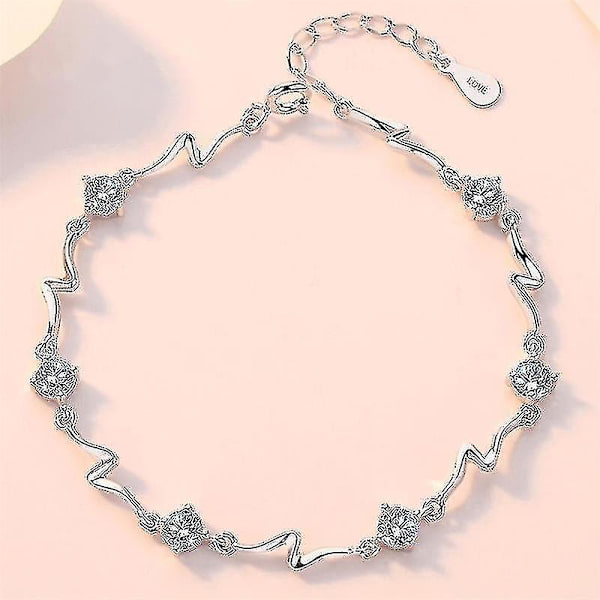 925 Sterling Sølv Armbånd Dame Enkelt Personlighed Niche Design Bambus Armbånd Ocean Star