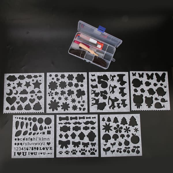DIY Non-woven Fabric Needle Felting Template Mold Handcraft Making Tool Accessories