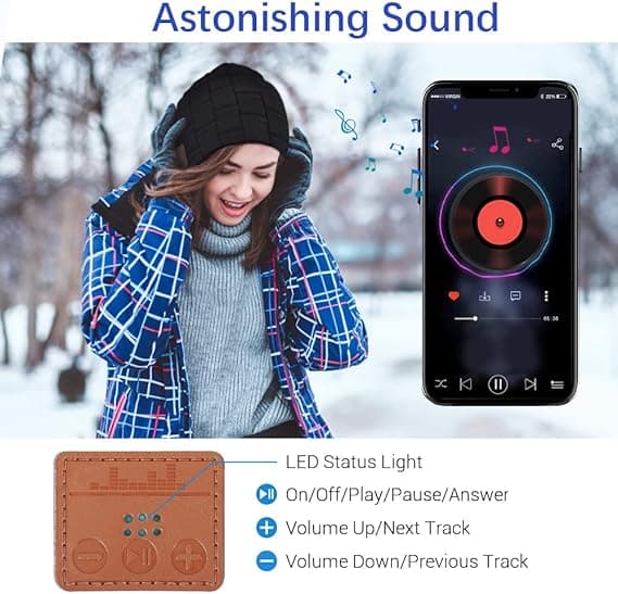 Bluetoothmössa för män, mössa för kvinnor, presenter till män, julklappsidéer för vuxna