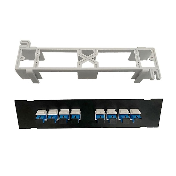 Sc Optisk Fiber Veggmontert Ethernet-kabel Bar Keystone Jack Rj45 Kobler