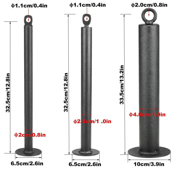 Lastpinnssystem för Pulldown med Pulldown-fäste för hemmagym, 2,5 cm