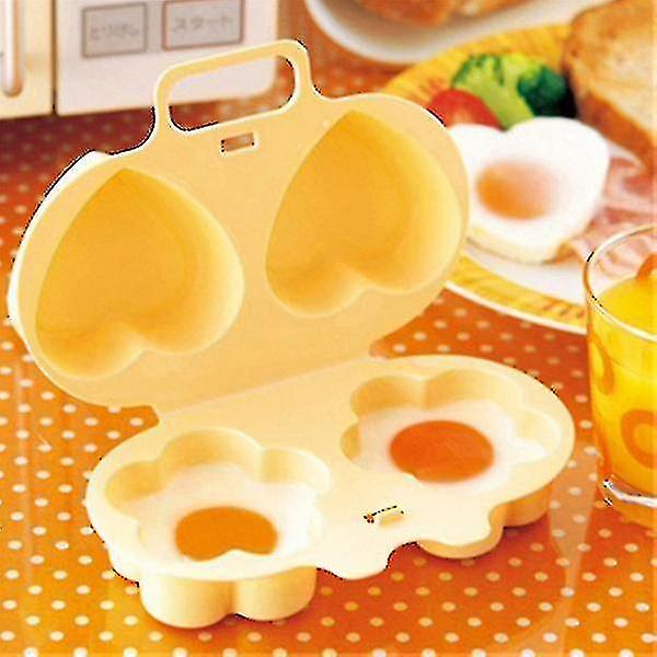 Creative Home Päivittäiset tarpeet Mikroaaltouuni Egg Steamer (kukka + rakkaus) Egg Hs