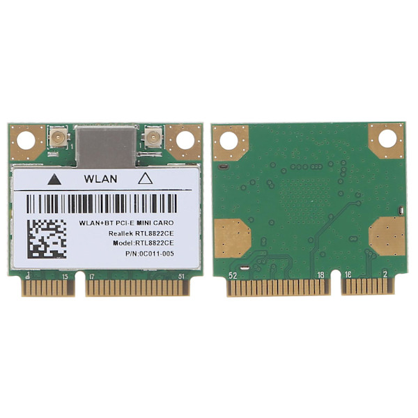 Rtl8822ce 1200mbps 2.4g/5ghz 802.11ac Wifi-kortti Verkko Mini Pcie Bt5.0 Tietokoneelle
