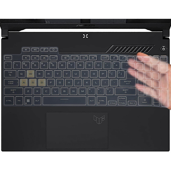Tastaturdækning til 2022 Asus Tuf Dash 15 15.6\" Fx517zm Fx517zm-as73, Tuf Gaming F15 Fx507zm-es74, Tuf Gaming F17 Fx707 Fx707zm 17.3\", Asus Tuf A15 A17