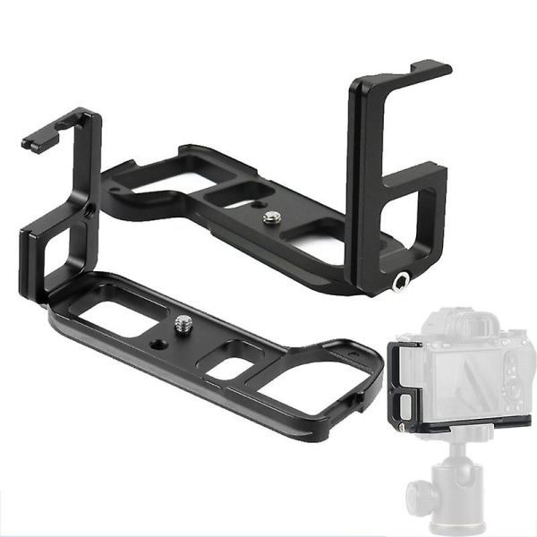 Hurtigudløsningsplade i aluminiumlegering L-formet pladebeslag kompatibel med Sony A7m2 A7r2 A7s2