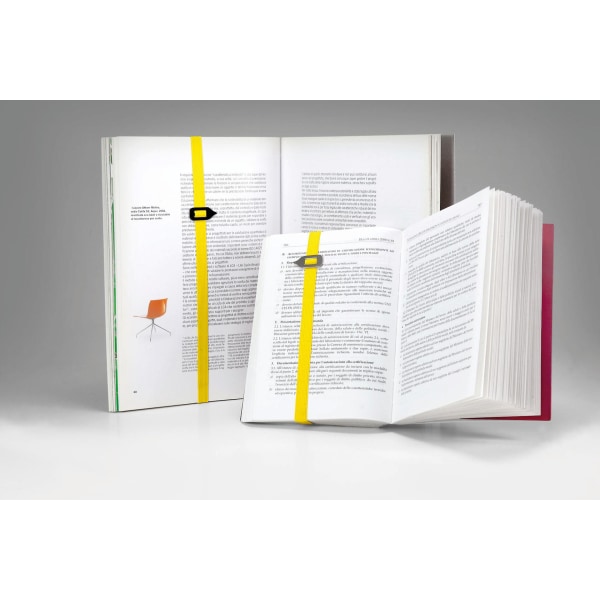 Bogmærker - Perfekt elastisk bogmærke til enhver bog, kontor - Bogmærker til kvinder - Bogmærker til mænd - Bogmærker til børn - Må ikke miste dit varemærke (yello