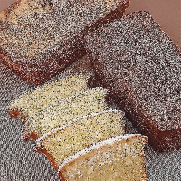 2st Bakning Non-stick Rostat bröd Form Pound Cake Form Rektangulär