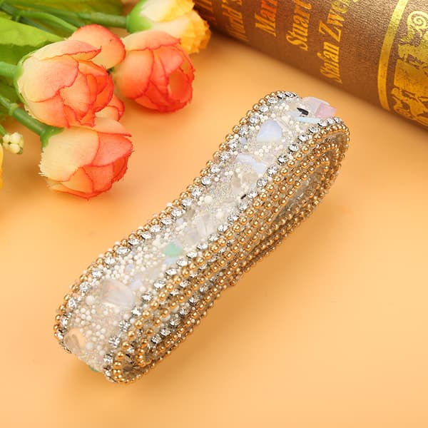 100*2cm Rhinestone Bånd Glitrende Små Diamant Wrap Rull Dekorasjon (#01)