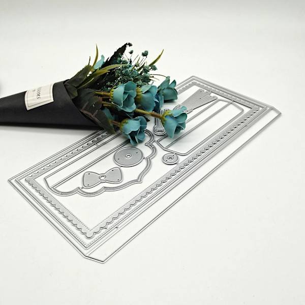DIY Konvoluttryk Carbon Stål Form Til Kortfremstilling Scrapbooking
