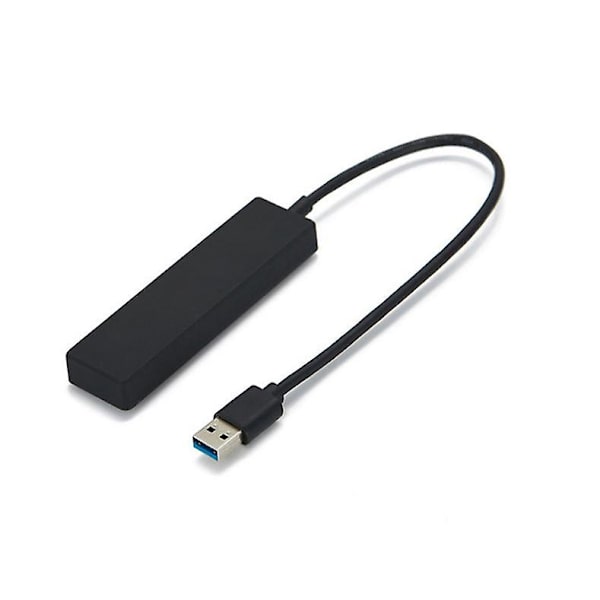 4-ports USB 3.0-hub, Ultratunn Data USB-hub, För Macbook, Mac Pro, Mac Mini, Imac, Surface Pro, XPS, PC, Flash-enhet, Mobil Hdd