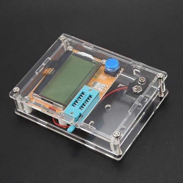 til LCR-T4 ESR Meter Transistor Tester Diode Triode Kapacitans SCR Induktans Ny M12