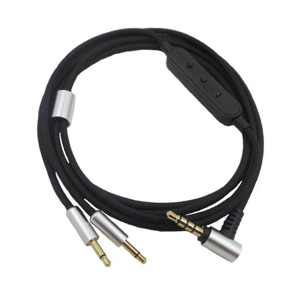 Gaming Headset-kabel 3,5 mm til 2,5 mm støjreduktion til Hd202 Hd477 Hd497