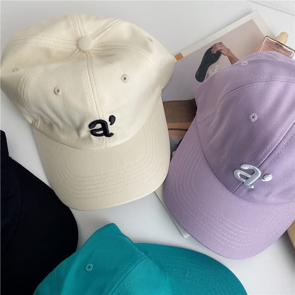 Brodert lue justerbar baseballcaps White