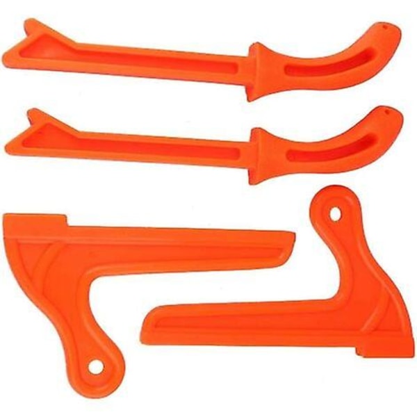 4 st plastskjutstänger träbearbetningssäkerhetsskjutsstänger bordsågstillbehör handsåg träbearbetningssäkerhetsstänger (orange)