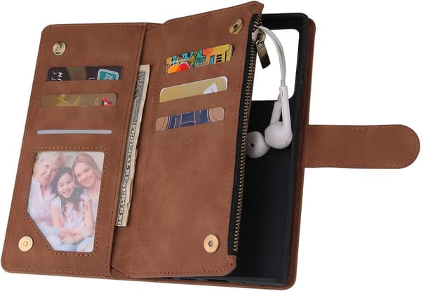 Kompatibel med Samsung Galaxy Note 20 Ultra Wallet Case Te
