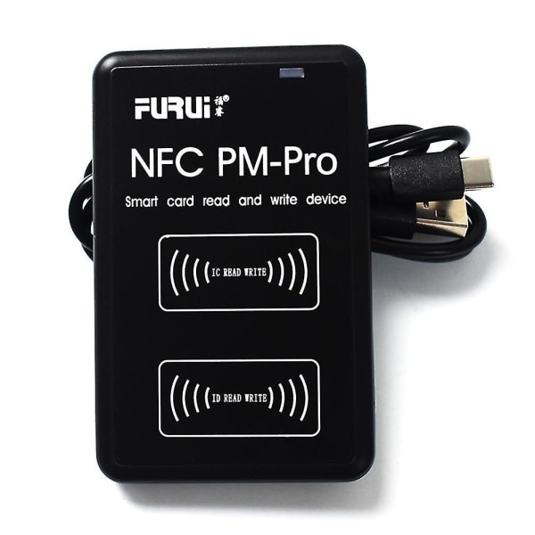 Ny Pm-pro Rfid Ic/id Copier Duplikator Fob Nfc krypterad programmerare USB Uid Ca