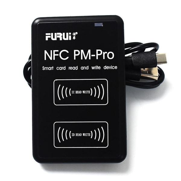 Ny Pm-pro Rfid Ic/id Kopimaskine Duplikator Fob Nfc Krypteret Programmer Usb Uid Ca