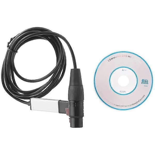 DMX512 USB DMX interfaceadapter LED scenelyscontroller, USB til DMX interfaceadapter, DMX c
