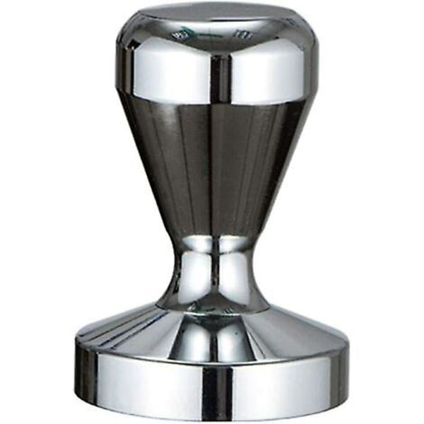 Kiillotettu kiinteä ruostumattomasta teräksestä valmistettu kahvinpainaja (49 mm) kahville ja espressolle, painaminen, barista