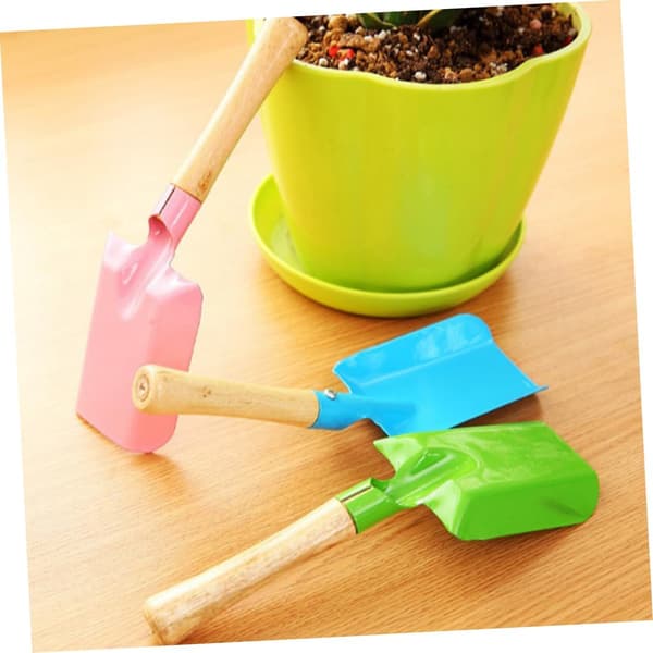 3 stk. hagespader Premium treskovl for enkel omplanting og graving Multifunksjonell spade