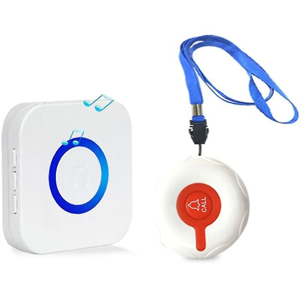 Hjemmealarm Trådløs Oppladbar Pasient Eldre Personlig Alarmsystem Og Nødknapp Pager Alarm For Barn Og Funksjonshemmede Og Gravide